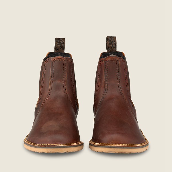 Red Wing Heritage Boots Weekender Chelsea - 6-Inchr Rough & Tough Læder - Brune - Herre 8635-AWBTR